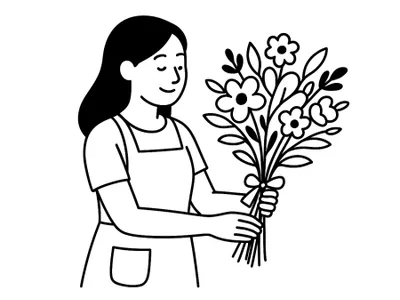 Illustration zur Aufgabe: Dekoration & Blumen