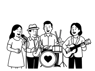 Illustration zur Aufgabe: Musik & Entertainment