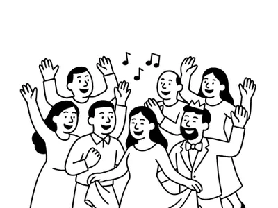 Illustration zur Aufgabe: Feier-Location