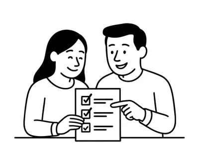 Illustration zur Aufgabe: Tagesablauf final festlegen